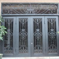 Iron main entrance door E-D-0001|LONGBON