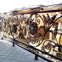 Wrought iron balcony railing I-B-0002|LONGBON