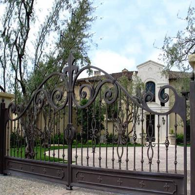 swing wrought iron  garden gate I-G-0001|LONGBON